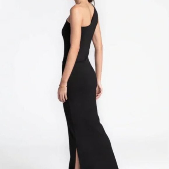 Marcella Martina one shoulder black dress. - Picture 3 of 10